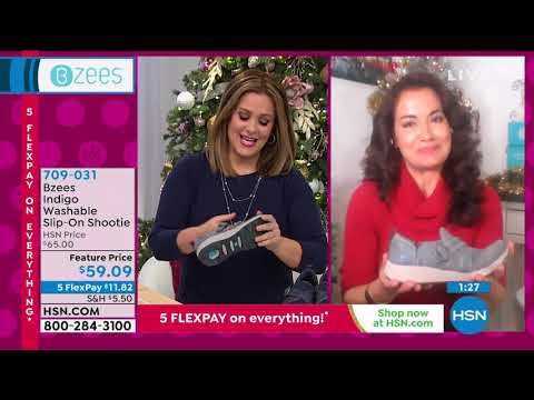 Bzees Indigo Washable SlipOn Shootie