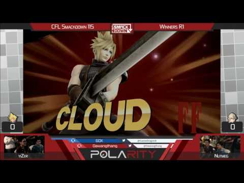 CFL Smackdown 115 WiiU - Yizer (Cloud) vs Nutmeg (Corrin) - Winners R1
