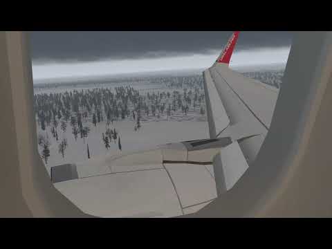 A321 Ural Airlines (UUDD) Посадка в аэропорту 'Домодедово'