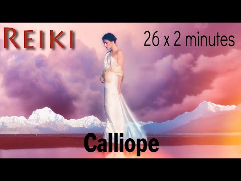 Healing Reiki Music with 26 x 2 minute tingsha bell timer - Calliope