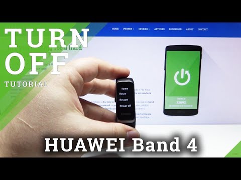 How to Turn Off HUAWEI Band 4 – Power Off Process
