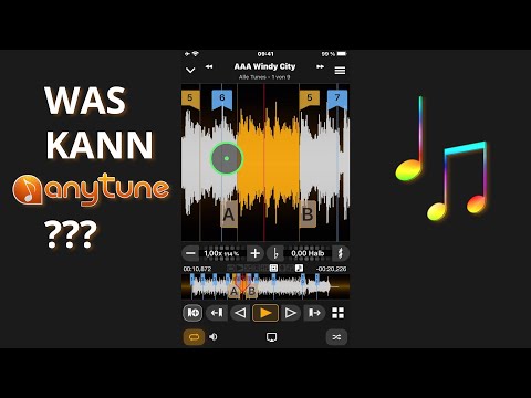 Anytune für iPhone - Musik App für Musiker - Der fantastische Slow Downer für iOS, iPad & Mac Player