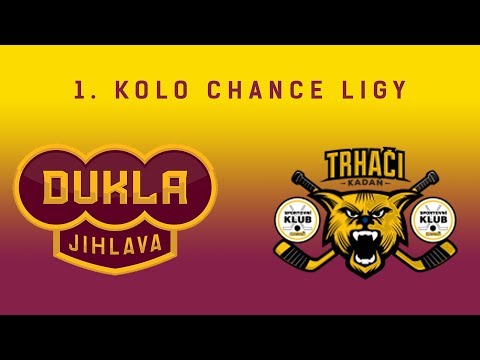 1. kolo (11.9.2019) HC Dukla Jihlava - SK Trhači Kadaň