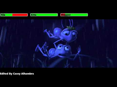 A Bug's Life (1998) Final Battle with healthbars 2/2