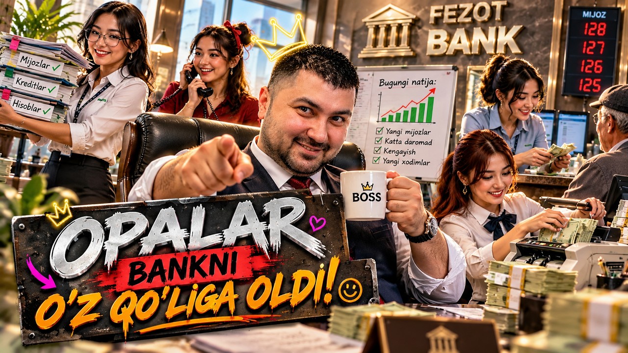 😂 OPALAR BANKNI O‘Z QO‘LIGA OLDI! ➔ Bank Simulator #3