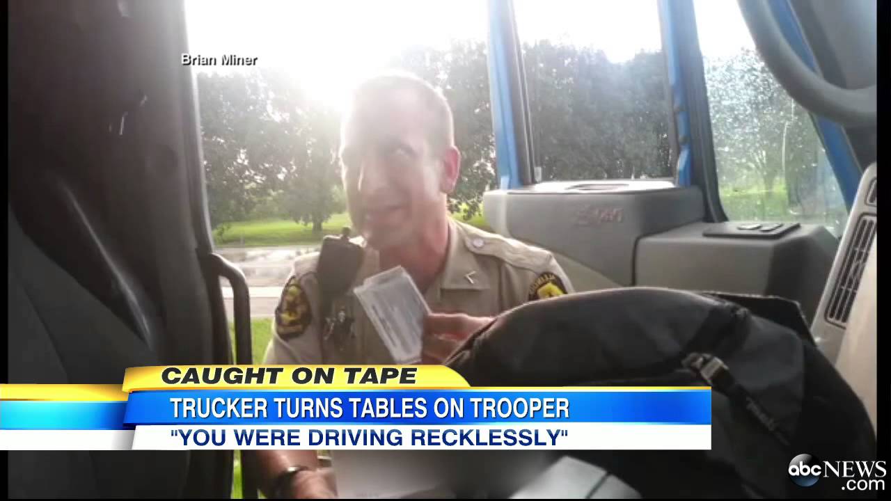 Truck Driver Turns the Tables on Illinois State Trooper