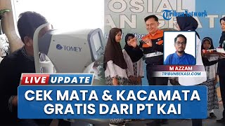Membantu Belajar: Siswa SD Karawang Dapat Pemeriksaan Mata dan Kacamata Gratis dari KAI