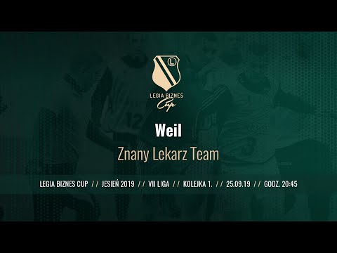 Skrót spotkania Weil - Znany Lekarz Team ( Legia Biznes Cup Jesień 2019 )
