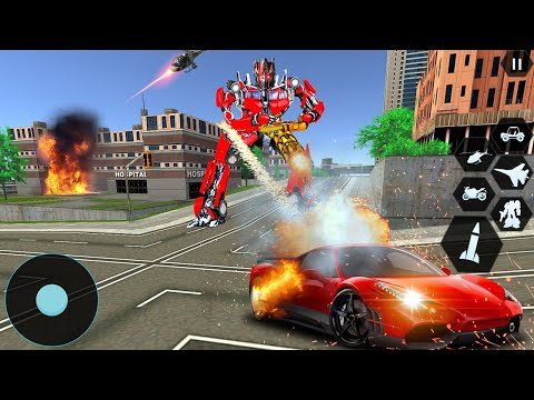 Multi Robot Formula Car Flying Game - Android GamePlay | Walk through a Game