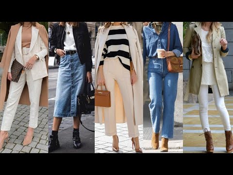 ATUENDOS MODERNOS COMODOS  ELEGANTES Y SENCILLOS PARA VESTIR CON ESTILO EN OTOÑO E INVIERNO