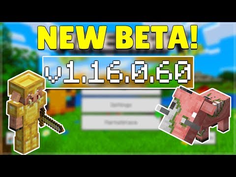 ECKOSOLDIER - MCPE 1.16.0.60 BETA NETHER UPDATE! Minecraft Pocket Edition Bug Fixes & New Changes!