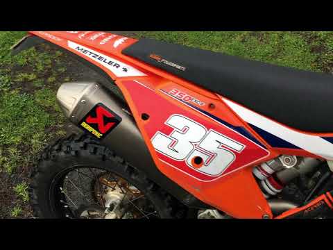 Akrapovic Sound Check KTM 350 EXC-F 2017