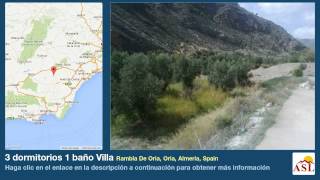 preview picture of video '3 dormitorios 1 baño Villa se Vende en Rambla De Oria, Oria, Almeria, Spain'