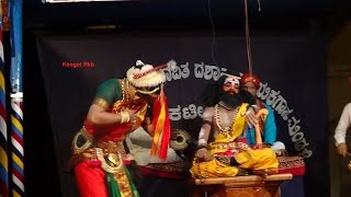 preview picture of video 'Yakshagana --  ''Mandamaarutha bandu beesidaa...'' ... Patla'