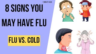 8 Signs You May Have Flu | Flu VS. Cold #Shorts