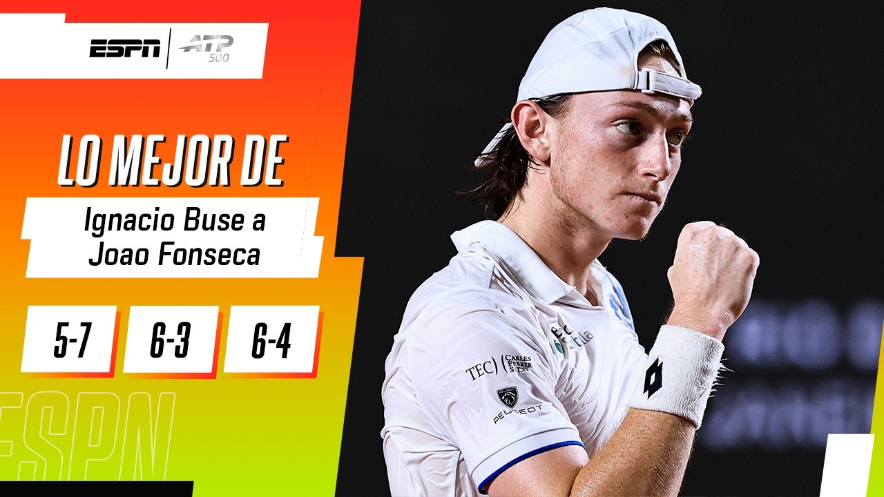 IGNACIO BUSE SE HIZO FUERTE EN LA TIERRA DE JOAO FONSECA Y LO ELIMINÓ EN TRES SETS | RESUMEN