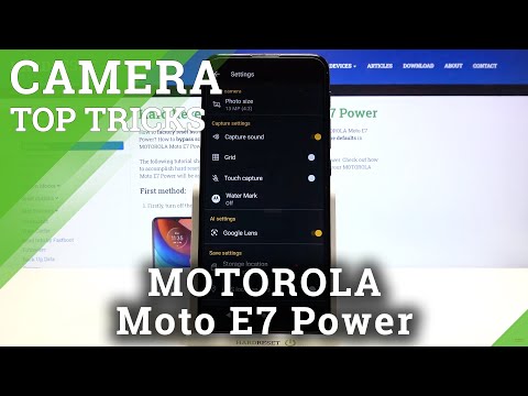 MOTOROLA Moto E7 Power Camera Top Trick