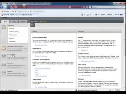 F5 BIG IP LTM Lab - Configuring POOL & VS