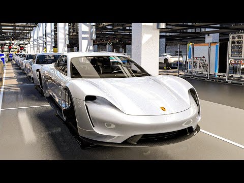 PORSCHE TAYCAN Production Line - German Car Factory