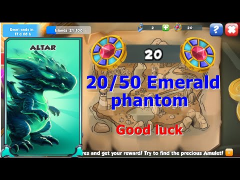 20/50 Emerald phantom Dragon-Dragon Mania Legends | Indigo Cake Craze Event | DML