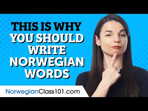 How to Learn Norwegian Words by Writing Them Out