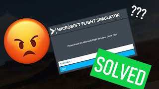 Microsoft Flight Simulator ERROR - SOLVED