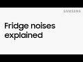 What noises a refrigerator makes and why | Samsung US