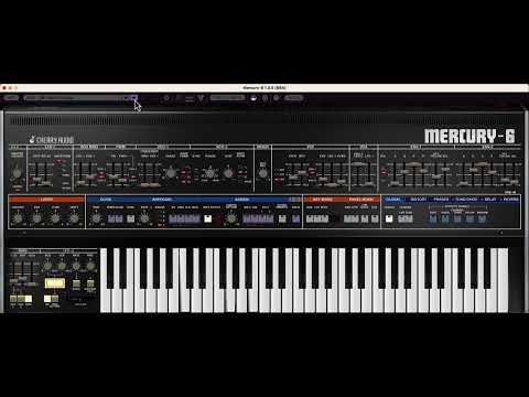 Cherry Audio Mercury-6 Arp Preset Walkthru