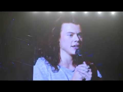 Harry booing at his family and friends and shouting at the Payne's - o2 London, OTRA 28.09.15