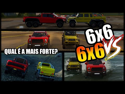 6x6 VELOCIRAPTOR vs 6x6 G 63 AMG which is the STRONGER? - FORZA HORIZON 4 ONLINE
