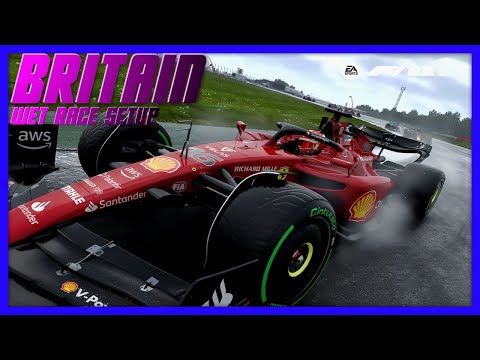F1 22 Britain WET Race Setup