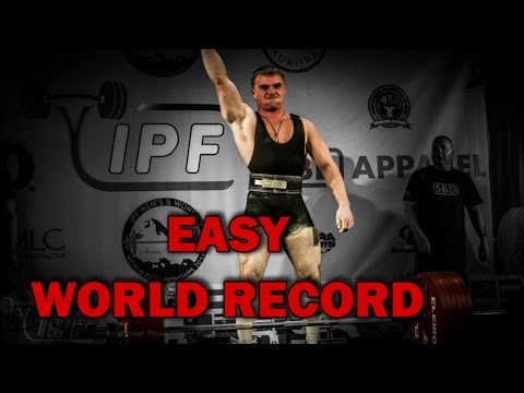 325 kg world record deadlift @73.16 kg – Sergei Gaishinetc