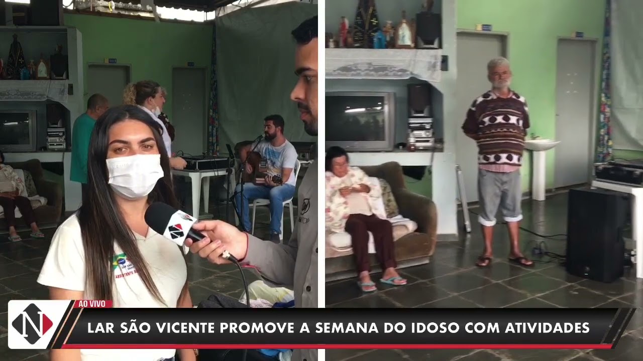 GUAXUPÉ: LAR SÃO VICENTE PROMOVE ATIVIDADES NA SEMANA DO IDOSO