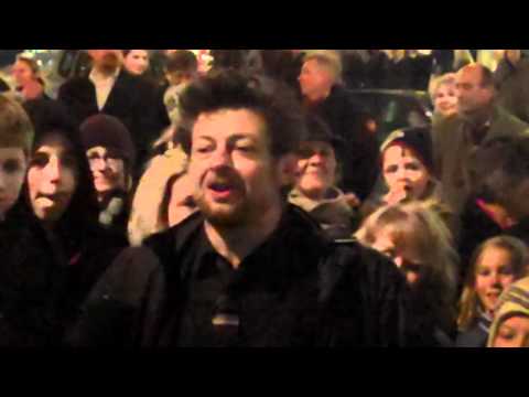 Andy Serkis switches on the Highgate Christmas Lights