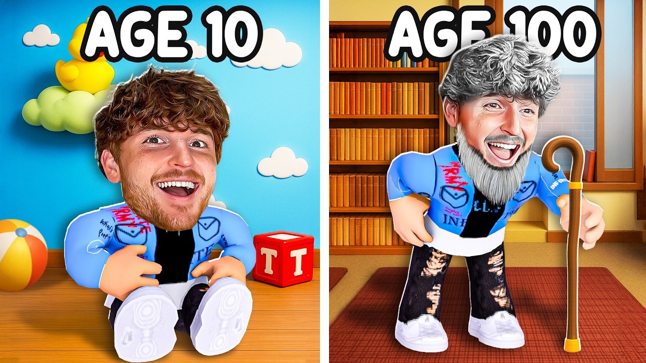 GROWING UP in Roblox..