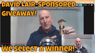 David Lair-Sponsored Giveaway   We Select a Winner!