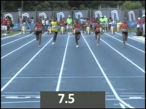 Fastest Kid In Guilford County MIddle School Girls Heat 1 - New Balance Outdoor Nationals 2012