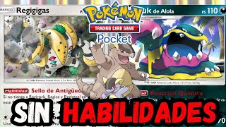 JUGANDO SIN HABILIDADES en Pokémon TCG Pocket