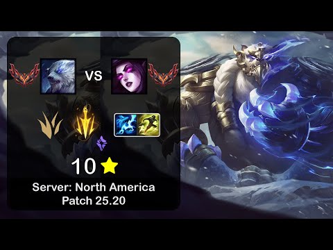 Volibear Jungle vs Morgana - NA GrandMaster - Patch 25.20