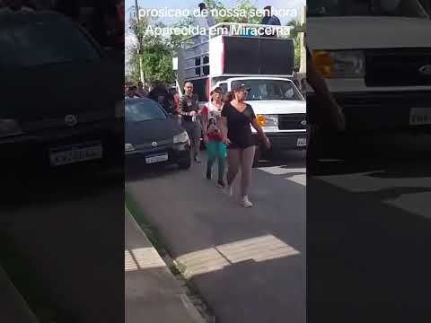 procissão de nossa senhora Aparecida em Miracema RJ