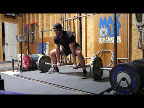938lb/426kg deadlift (Deadlift only meet prep update) -Cailer Woolam