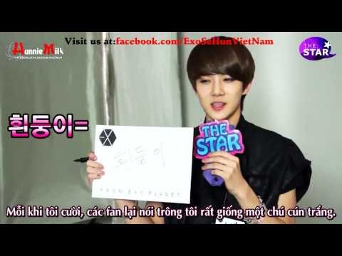 [Vietsub] 120510 The Star EXO-K interview - SEHUN