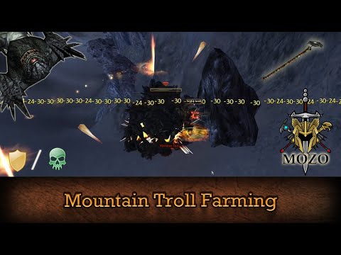 Mountain Troll Farming - Guild Wars  Warrior Farm W/N, HM