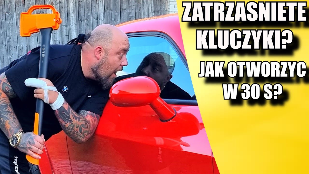 Jak OTWORZYĆ AUTO BEZ KLUCZYKÓW W 30s!!! TO PROSTE ZOBACZ! Awaryjne otwieranie auta.