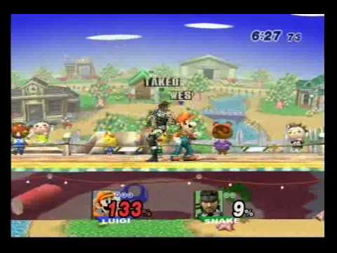 Player's Bowl 2010 Takeover (Snake) vs. Boss (Luigi) 1 - SSBB - SSBB