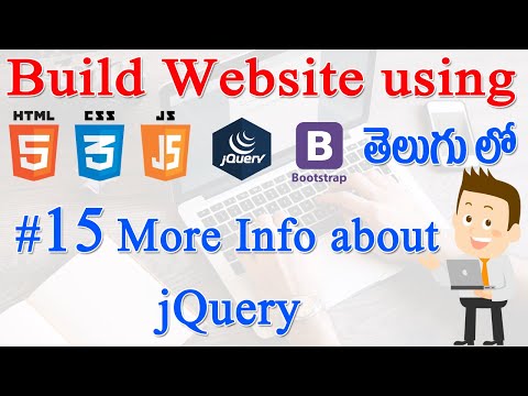 15 How to Build Website using Html CSS JS jQuery Bootstrap More Info about jQuery