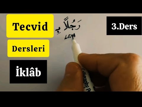 3.Tecvid Dersleri / İklâb / Kur'ân'ı Kerim den uygulamalı.