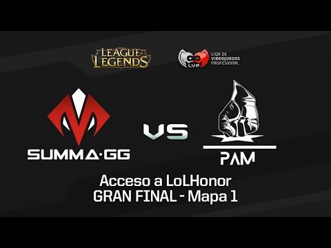 Gran final clasificatorio LoL DDH - SUMMA.GG vs PAM - Mapa 1