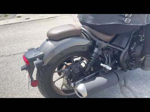 Honda Rebel 500 SE 2023 Stock Exhaust Sound