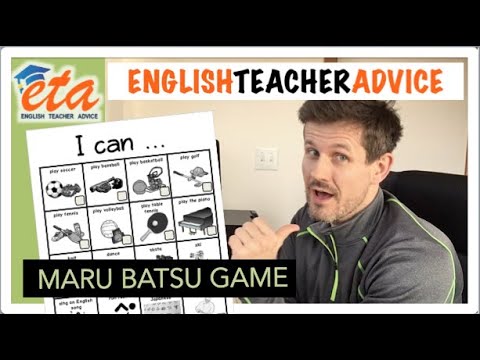 "Maru Batsu Janken | Easy ESL Speaking Game for Junior High School Grammar Practice"